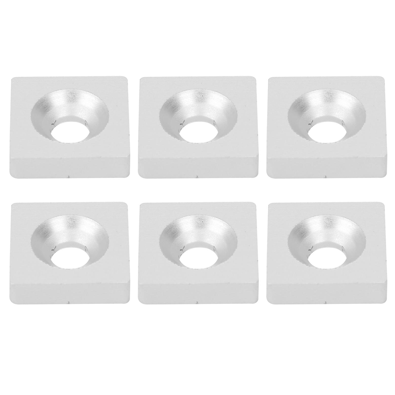 10 шт. Квадратная опорная шайба Серебристая Крышка из алюминиевого сплава Крепежные элементы Аксессуары 2020 Одиночное отверстие
10 шт. Квадратная опорная шайба Серебристая Крышка из алюминиевого сплава Крепежные элементы Аксессуары 2020 Одиночное отверстие