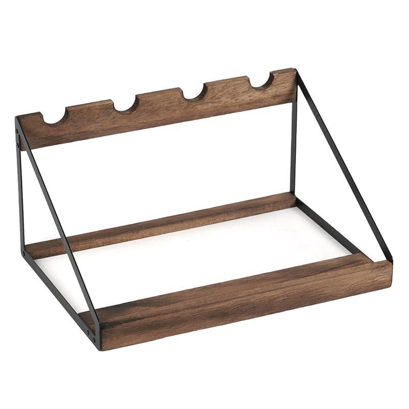 SHGO-Iron Wood Combination Red Wine Rack Wooden Desktop Slanted Display For Multiple Red Wine Bottle Storage Rack
SHGO-Iron Wood Combination Red Wine Rack Wooden Desktop Slanted Display For Multiple Red Wine Bottle Storage Rack