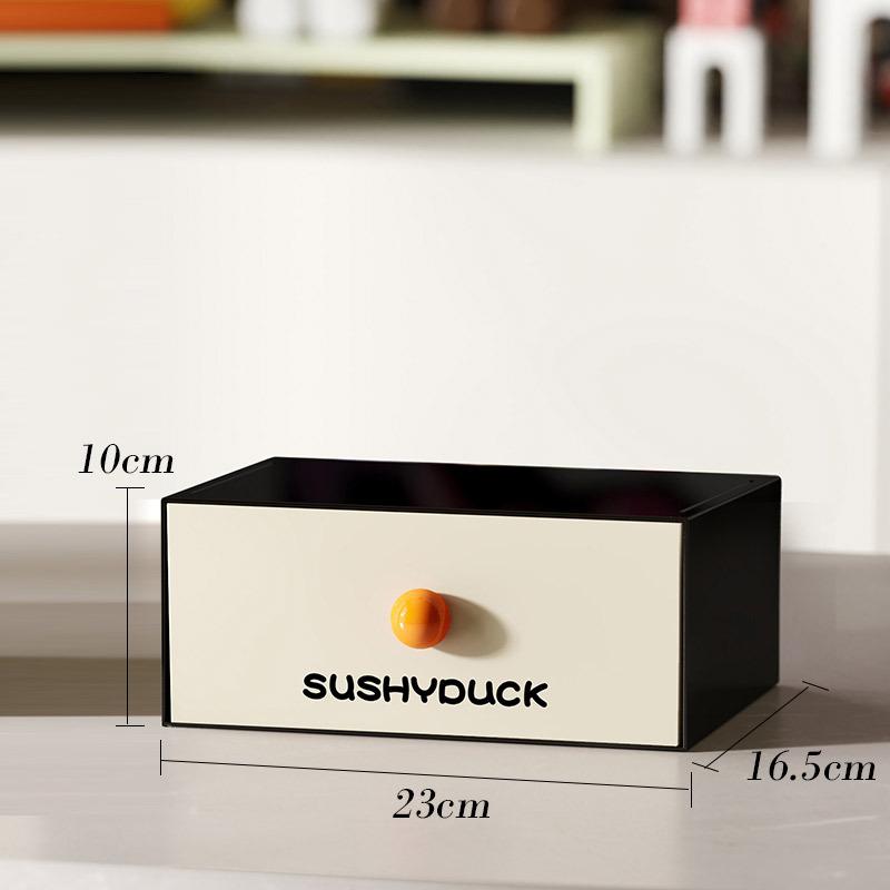 Desktop Yellow Duck Drawer Storage Box Organizer Cosmetics Storage Makeup Organizer Student Table Stationery Sundries Storage
Desktop Yellow Duck Drawer Storage Box Organizer Cosmetics Storage Makeup Organizer Student Table Stationery Sundries Storage