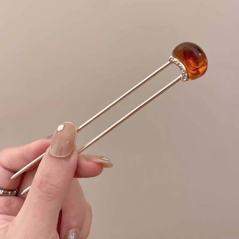 Minimalist Dyed U-shaped Hairpin Women New Chinese Style Niche Hairpin Horse Face Skirt Qipao Retro Headwear Hair Accessories кавовий
Minimalist Dyed U-shaped Hairpin Women New Chinese Style Niche Hairpin Horse Face Skirt Qipao Retro Headwear Hair Accessories кавовий