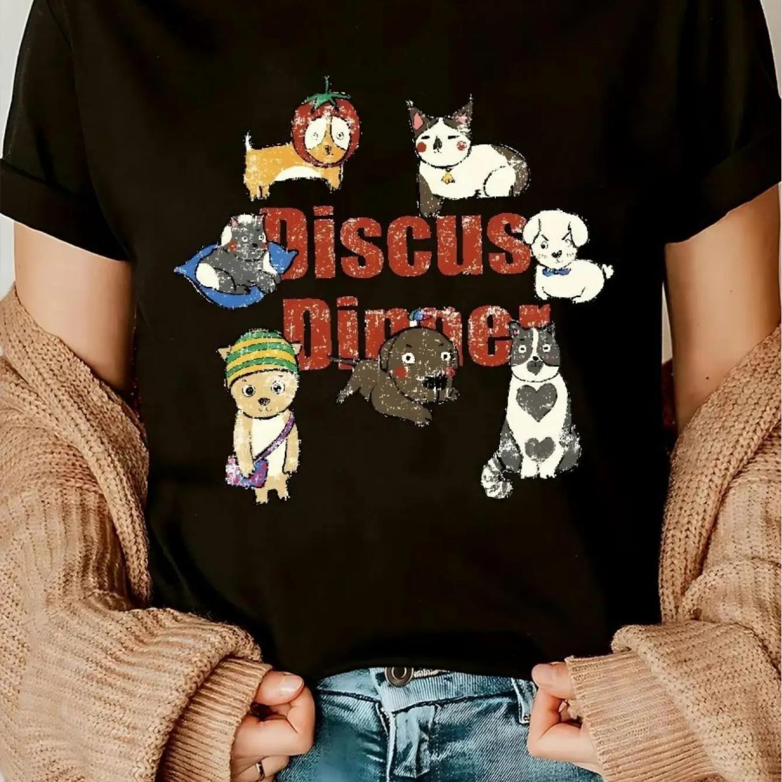 A Stylish New Casual Women S T-Shirt for 2025, Featuring a Printed Design with Short Sleeves and a Round Neck XXXXXL чорний
A Stylish New Casual Women S T-Shirt for 2025, Featuring a Printed Design with Short Sleeves and a Round Neck XXXXXL чорний