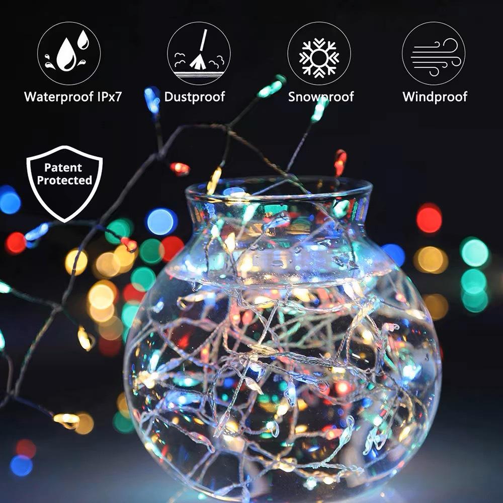 LED Firecracker Copper Wire Lights: Decorative Garland for Weddings, Home, Festivals, and Christmas. 3m 100 LEDs - USB Remote 8 Modes
LED Firecracker Copper Wire Lights: Decorative Garland for Weddings, Home, Festivals, and Christmas. 3m 100 LEDs - USB Remote 8 Modes