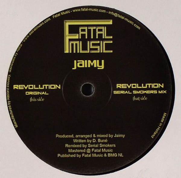 12inch Record JAIMY - Revolution FM003 Fatal Music 2004 Netherland Dance & Electronica Used
12inch Record JAIMY - Revolution FM003 Fatal Music 2004 Netherland Dance & Electronica Used