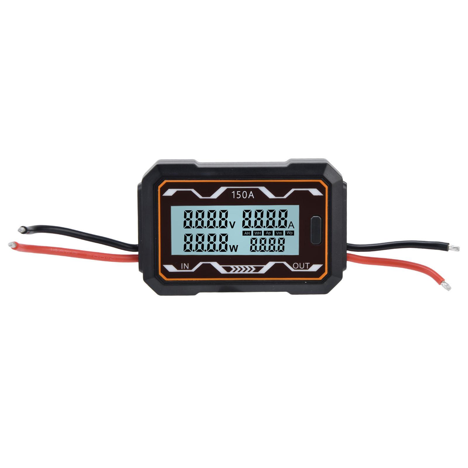 DC Power Meter Backlight Setting Large Screen Display Multifunctional Power Tester for Solar Energy
DC Power Meter Backlight Setting Large Screen Display Multifunctional Power Tester for Solar Energy