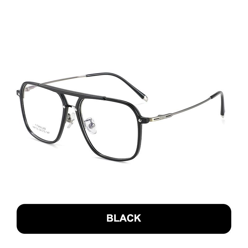 Retro Oversized Wide-Rim Double-Bridge Glasses Frames Semi-Titanium Men s Eyeglasses For Large Faces Business Casual Eyewear чорний
Retro Oversized Wide-Rim Double-Bridge Glasses Frames Semi-Titanium Men s Eyeglasses For Large Faces Business Casual Eyewear чорний