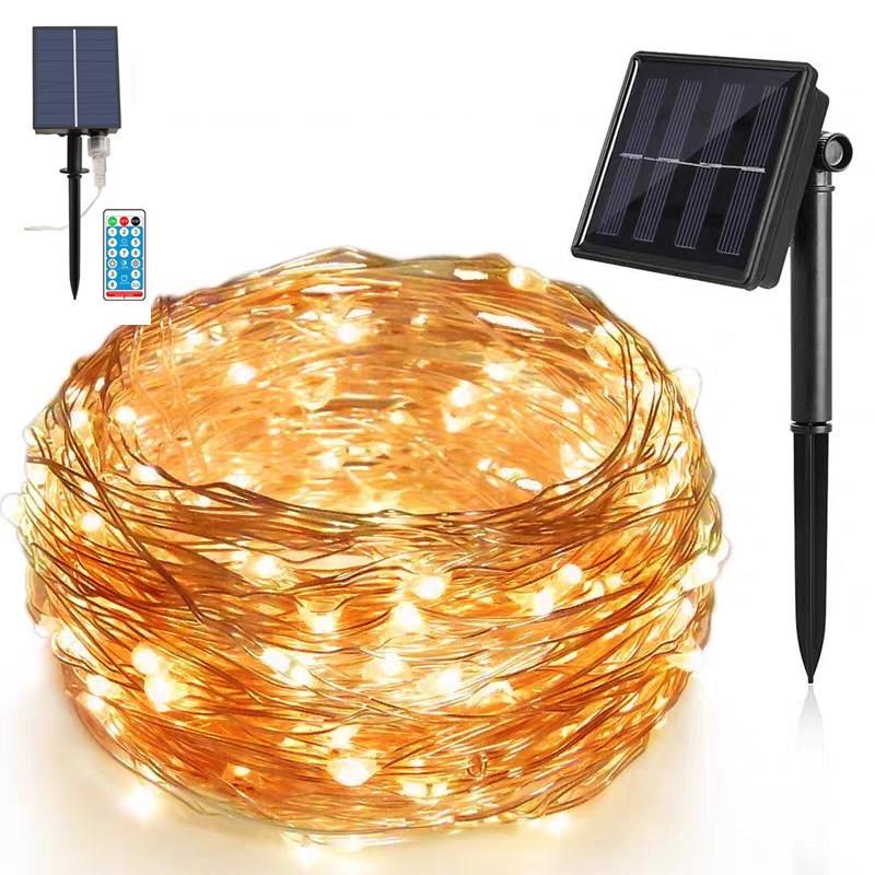 Waterproof Outdoor LED Solar Copper Wire Fairy String Lights - Colored, Christmas Holiday Decorative Lights
Waterproof Outdoor LED Solar Copper Wire Fairy String Lights - Colored, Christmas Holiday Decorative Lights