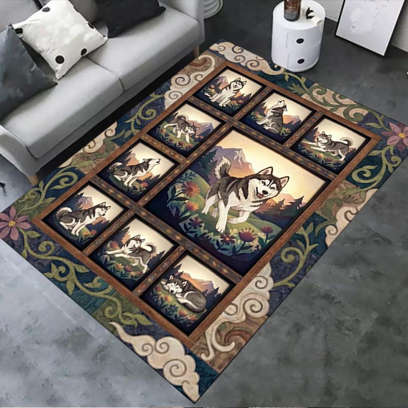 2025 New Husky Dog Carpet Rug for Living Room Bedroom Home Sofa Decoration,Kids play Non-slip Floor Mat58 40x60cm( 15x23in )
2025 New Husky Dog Carpet Rug for Living Room Bedroom Home Sofa Decoration,Kids play Non-slip Floor Mat58 40x60cm( 15x23in )