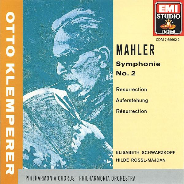 CD MAHLER KLEMPERER Mahler Symphony No.2 Resurrection CDM7696622 EMI 1989 Germany Classical Used
CD MAHLER KLEMPERER Mahler Symphony No.2 Resurrection CDM7696622 EMI 1989 Germany Classical Used