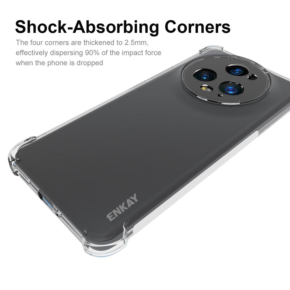 ENKAY HAT PRINCE For Honor Magic5 Pro Drop-proof Phone TPU Case Anti-slip Strip Edge Phone Cover A
ENKAY HAT PRINCE For Honor Magic5 Pro Drop-proof Phone TPU Case Anti-slip Strip Edge Phone Cover A