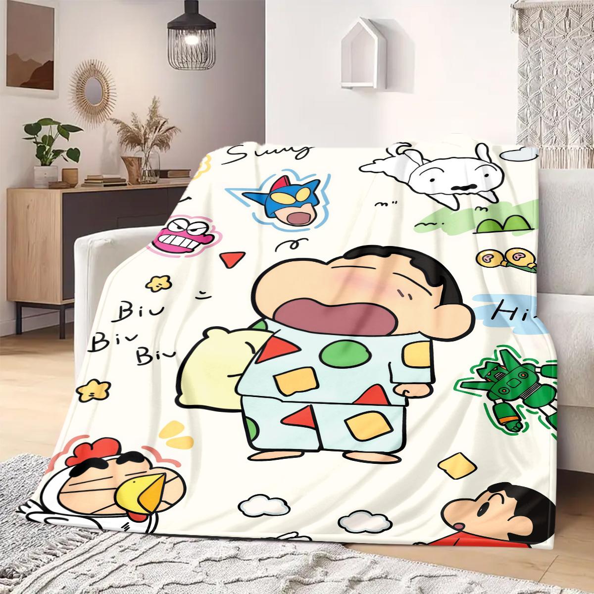 Shinchan Anime Print Blanket Warm Comfortable Flannel Blanket Suitable for Bedrooms, Sofas, Beds, Chairs, Picnics, Travel 75x90cm
Shinchan Anime Print Blanket Warm Comfortable Flannel Blanket Suitable for Bedrooms, Sofas, Beds, Chairs, Picnics, Travel 75x90cm