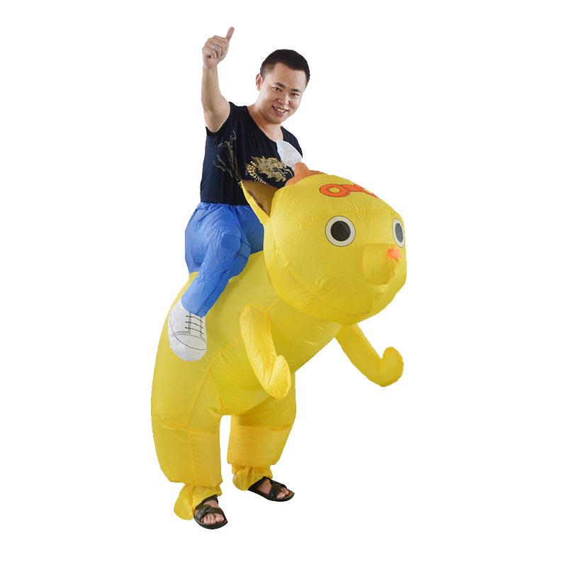 Yellow Cartoon Dog Inflatable Costume for Adults - Fun Party & Kindergarten Activity Apparel One Size (Height 150-190CM)
Yellow Cartoon Dog Inflatable Costume for Adults - Fun Party & Kindergarten Activity Apparel One Size (Height 150-190CM)