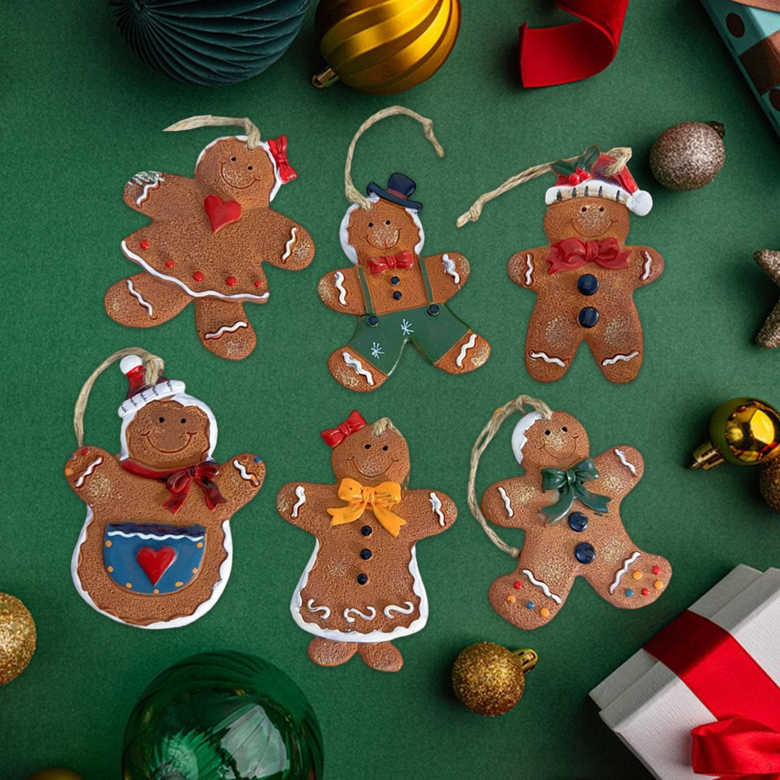6 шт. Пряничные человечки Рождественские украшения Украшение для елки Ручная работа Домашний декор Креативные подвески-шармы
6 шт. Пряничные человечки Рождественские украшения Украшение для елки Ручная работа Домашний декор Креативные подвески-шармы