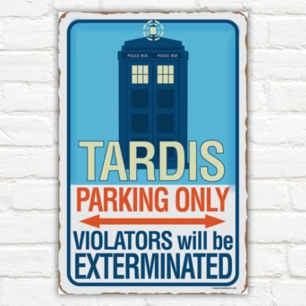 Tardis Parking Only Retro Sci-Fi Metal Sign - Doctor Who Wall Art, No Trespassing Decor for Kids Games Room Indoor Outdoor 20x30cm(7.8x11.8inch)
Tardis Parking Only Retro Sci-Fi Metal Sign - Doctor Who Wall Art, No Trespassing Decor for Kids Games Room Indoor Outdoor 20x30cm(7.8x11.8inch)