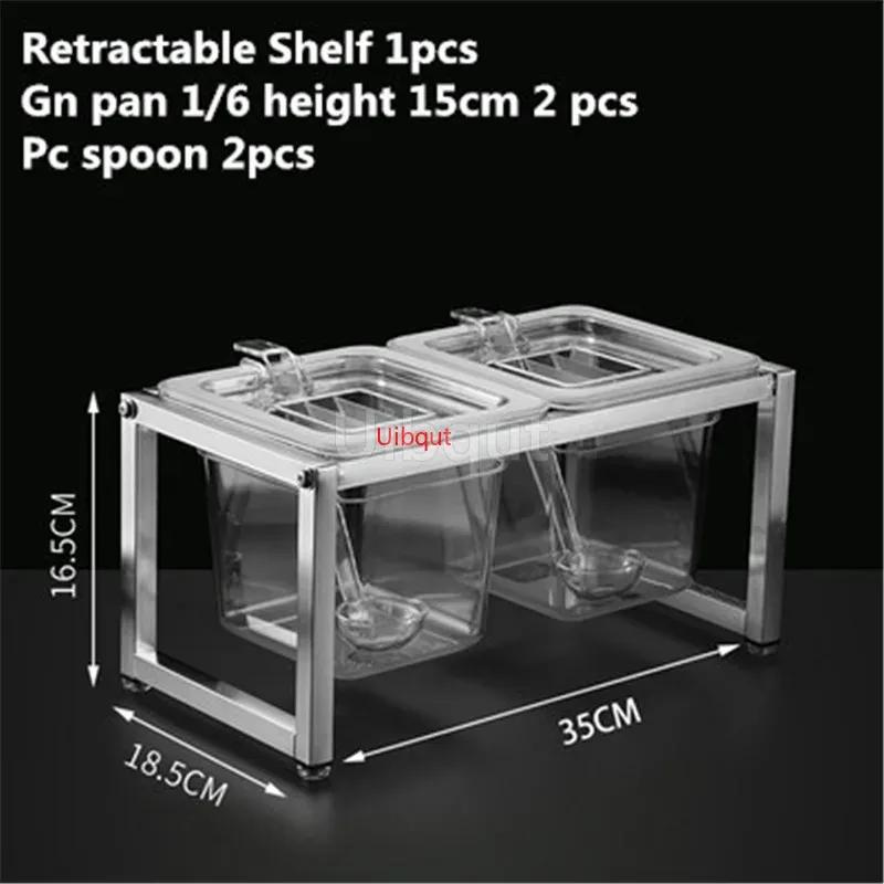 Acrylic stainless steel pot rack milk tea shop Restaurant jam box Food GN pan tray shelf seasoning commercial Chafing Buffet Pan
Acrylic stainless steel pot rack milk tea shop Restaurant jam box Food GN pan tray shelf seasoning commercial Chafing Buffet Pan