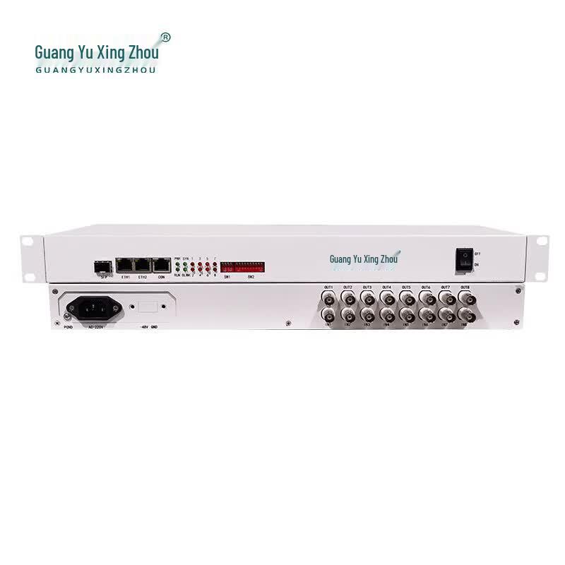 Rack-mount 8E1 Reverse Ethernet IP to E1 Protocol Converter
Rack-mount 8E1 Reverse Ethernet IP to E1 Protocol Converter