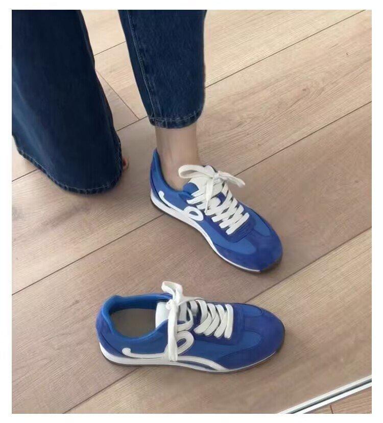 Cowhide version~ Retro German training shoes versatile color matching lace-up casual sports shoes women s flat white shoes Forrest Gump shoes tide 40
Cowhide version~ Retro German training shoes versatile color matching lace-up casual sports shoes women s flat white shoes Forrest Gump shoes tide 40