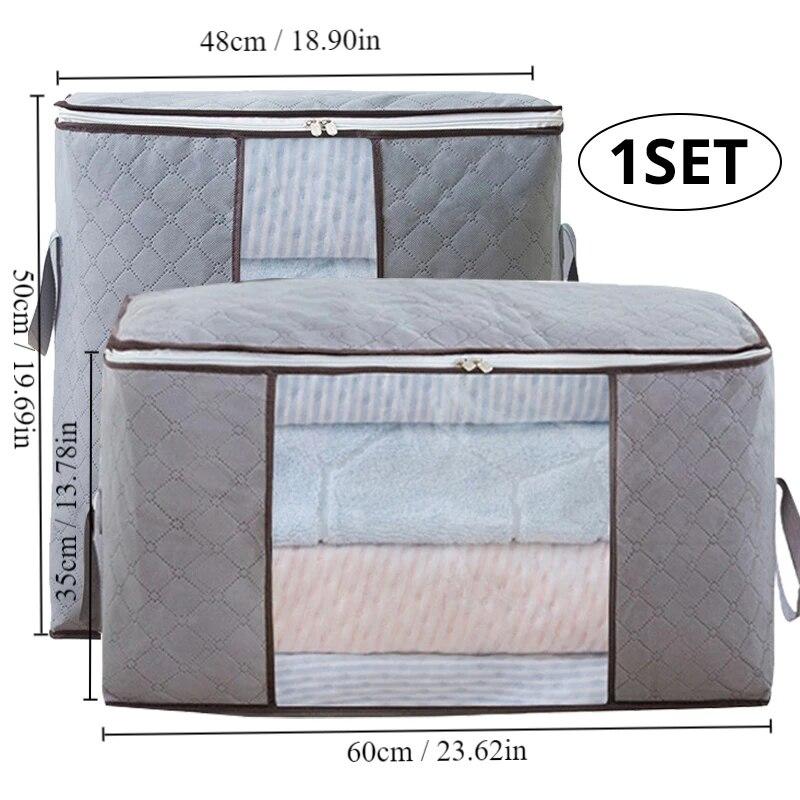 1 Set With Visual Windows Clothes Storage Bags Foldable Fabric Storage Bags Storage Containers For Organizing Bedroom
1 Set With Visual Windows Clothes Storage Bags Foldable Fabric Storage Bags Storage Containers For Organizing Bedroom