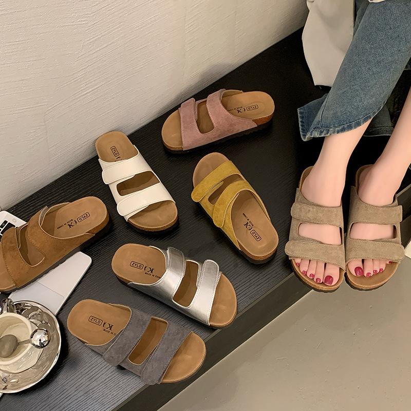 Gu Yunshu leather cork thick bottom Birkenstocks slippers women wear 2025 summer new Internet celebrity Birkenstocks cool slippers 35
Gu Yunshu leather cork thick bottom Birkenstocks slippers women wear 2025 summer new Internet celebrity Birkenstocks cool slippers 35