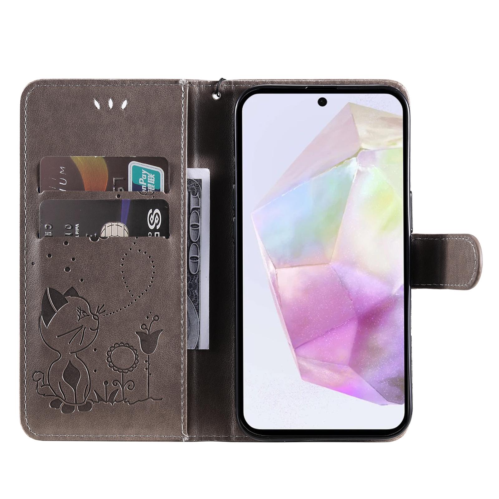 For Samsung Galaxy A36 5G Leather Wallet Case Cat Bee Pattern Phone Cover Stand Purple
For Samsung Galaxy A36 5G Leather Wallet Case Cat Bee Pattern Phone Cover Stand Purple