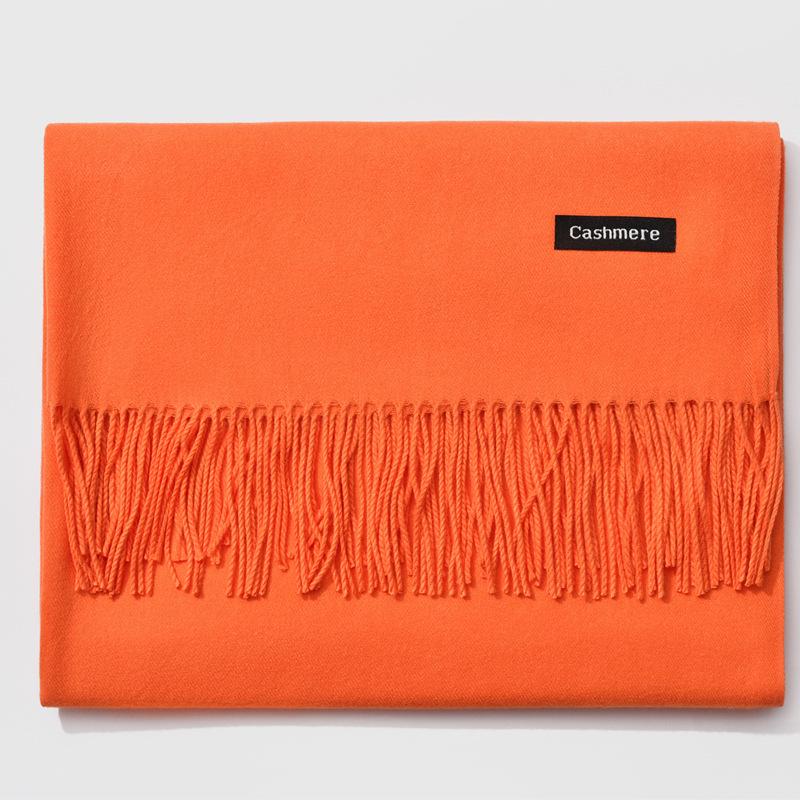 Scarf women s autumn and winter monochrome imitation cashmere warm thickened long summer new air conditioner fringed large shawl 200*65CM
Scarf women s autumn and winter monochrome imitation cashmere warm thickened long summer new air conditioner fringed large shawl 200*65CM