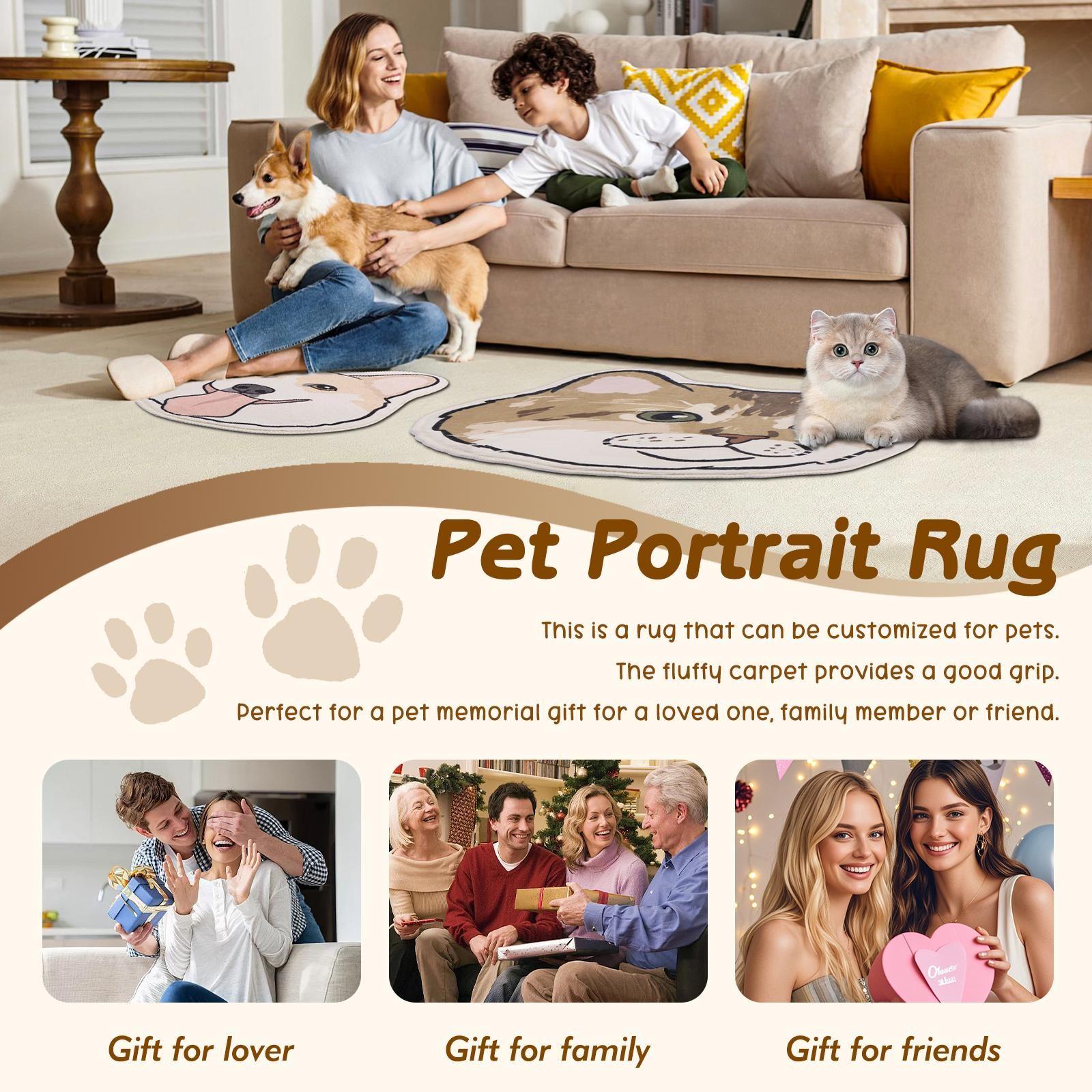 Personalized Dog Pet Shaped Rug A
Personalized Dog Pet Shaped Rug A
