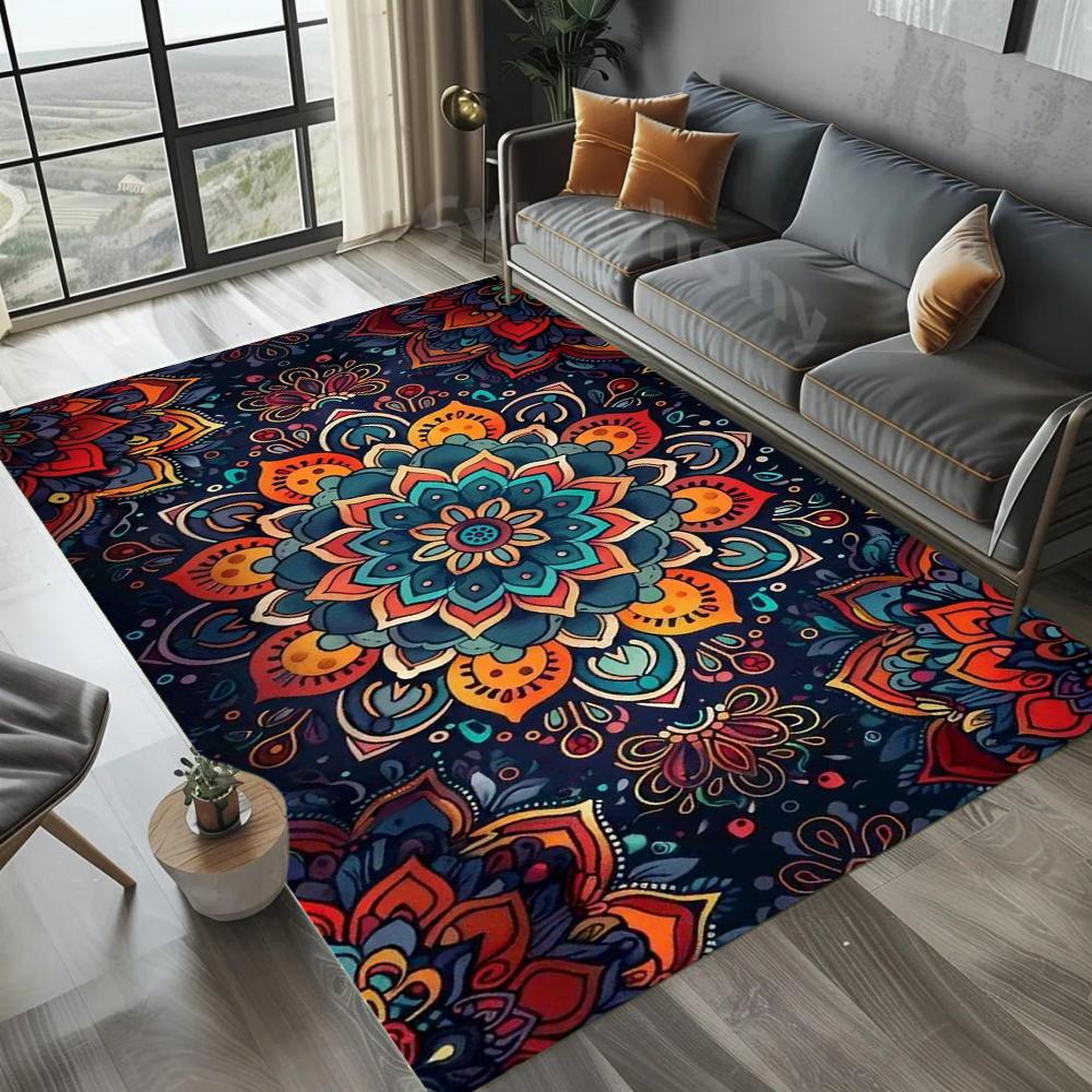 Bohemian Mandala Rug Colorful 3D Print Carpet Anti-Slip Large Area Rug for Living Room Bedroom Modern Home Decor 40x60cm
Bohemian Mandala Rug Colorful 3D Print Carpet Anti-Slip Large Area Rug for Living Room Bedroom Modern Home Decor 40x60cm