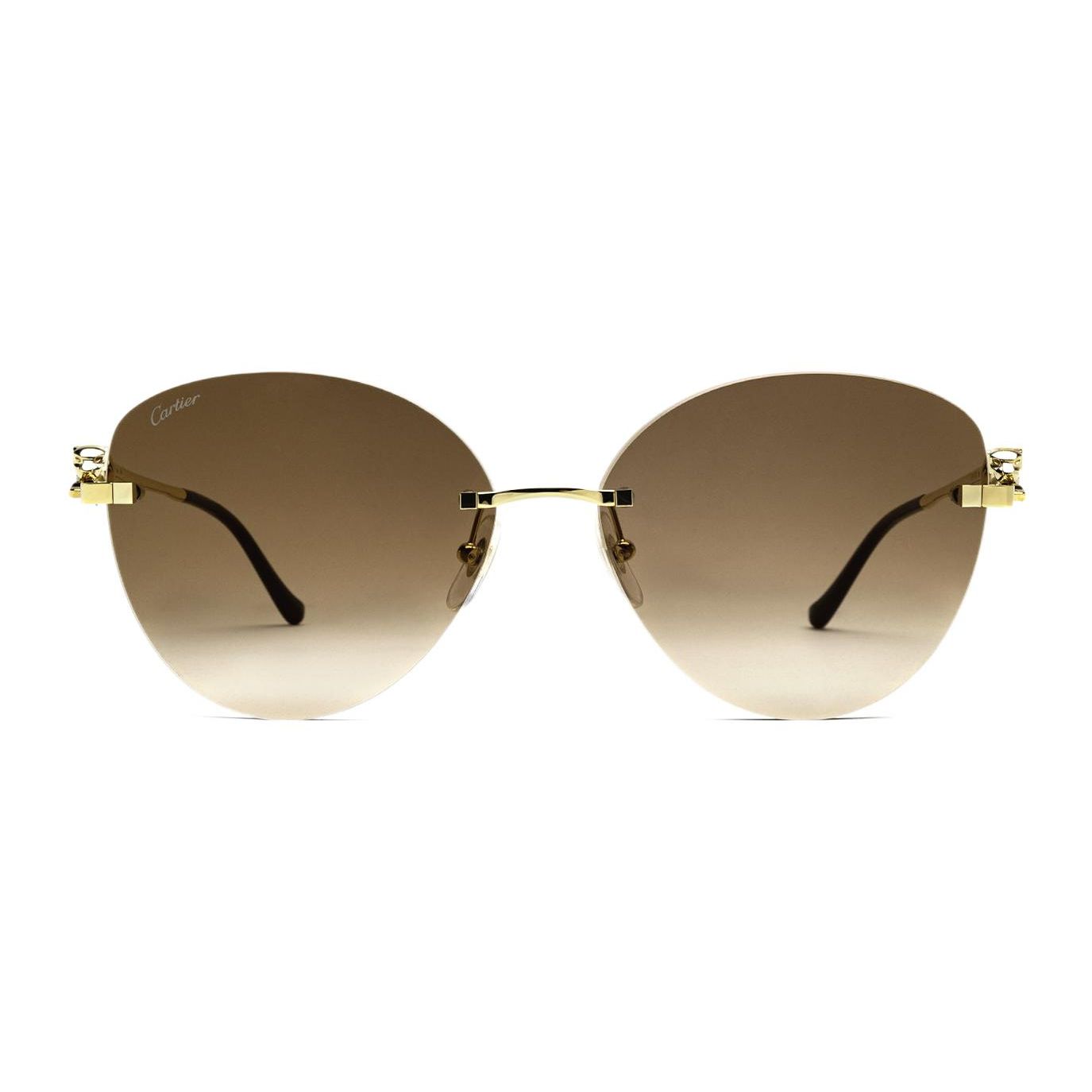 Cartier Butterfly Metal Sunglasses Men sunglasses Gold CT0269S002 Gold,60
Cartier Butterfly Metal Sunglasses Men sunglasses Gold CT0269S002 Gold,60