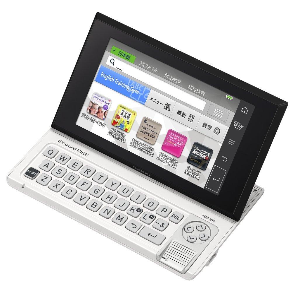 Casio Digital English Learning Machine RISE White Content 40 EX-word XDR-B10WE
Casio Digital English Learning Machine RISE White Content 40 EX-word XDR-B10WE