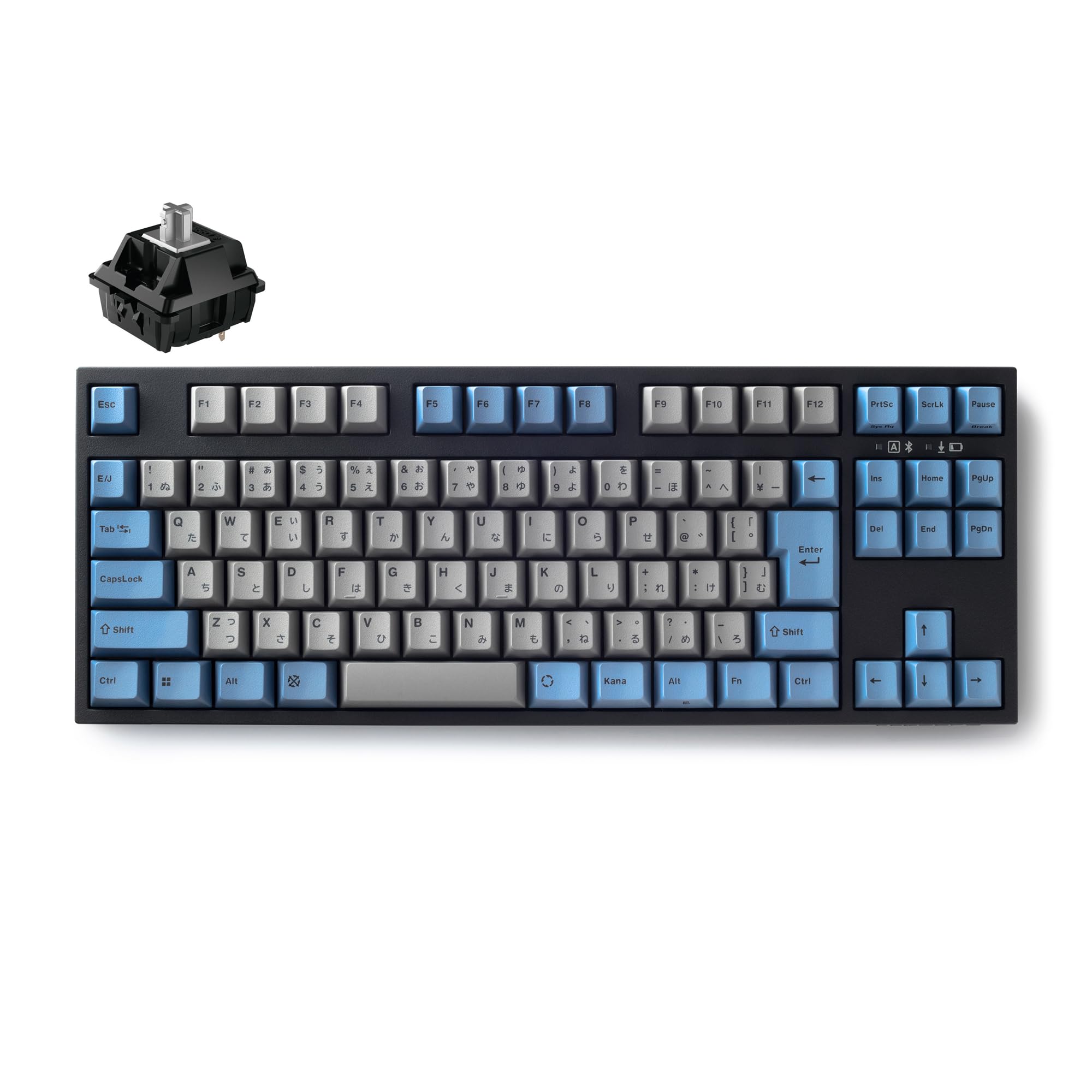 LEOPOLD FC750RBT GREYBLUE BluetoothUSB-C Японська розкладка Kana Ari Tenkeyless 91 Keys Switch Гаряча заміна Сумісний WinmacOS AAA Drive Остання версія CHERRY MX2A
LEOPOLD FC750RBT GREYBLUE BluetoothUSB-C Японська розкладка Kana Ari Tenkeyless 91 Keys Switch Гаряча заміна Сумісний WinmacOS AAA Drive Остання версія CHERRY MX2A