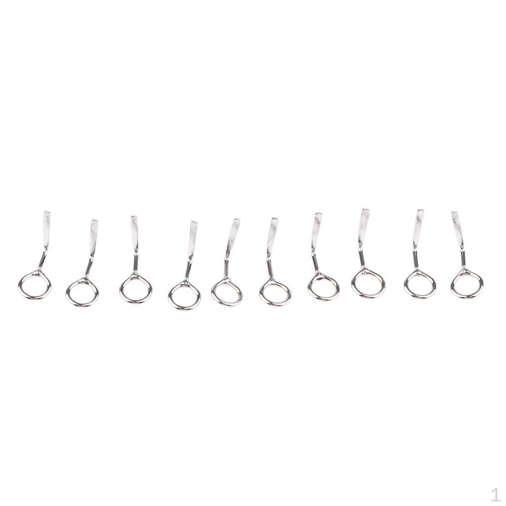 10 шт., кольца для удочек, направляющие на одной ножке 4.3mm
10 шт., кольца для удочек, направляющие на одной ножке 4.3mm