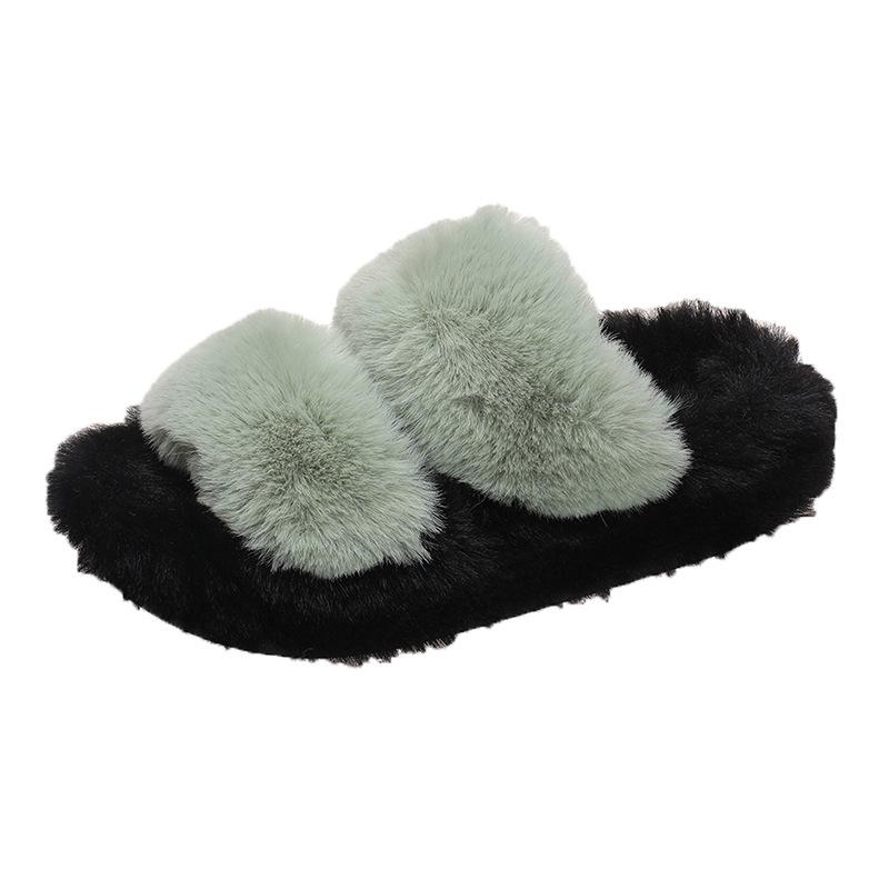 2025 autumn and winter new thick-soled one-word with fluffy slippers women s wear fashion home casual height-increasing plush women s shoes 40 зелений
2025 autumn and winter new thick-soled one-word with fluffy slippers women s wear fashion home casual height-increasing plush women s shoes 40 зелений