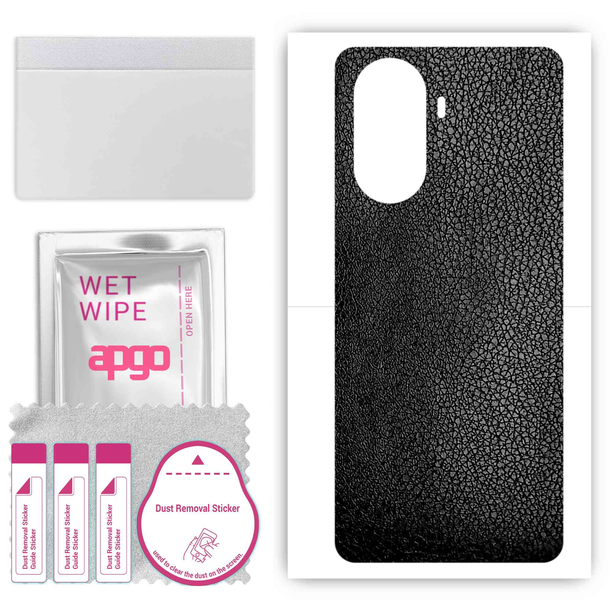 apgo Protective Skin Sticker for the back compatible with Huawei Nova Y70 Plus, Wrap Film, Foil, Vinyl - Pattern Black Leather
apgo Protective Skin Sticker for the back compatible with Huawei Nova Y70 Plus, Wrap Film, Foil, Vinyl - Pattern Black Leather