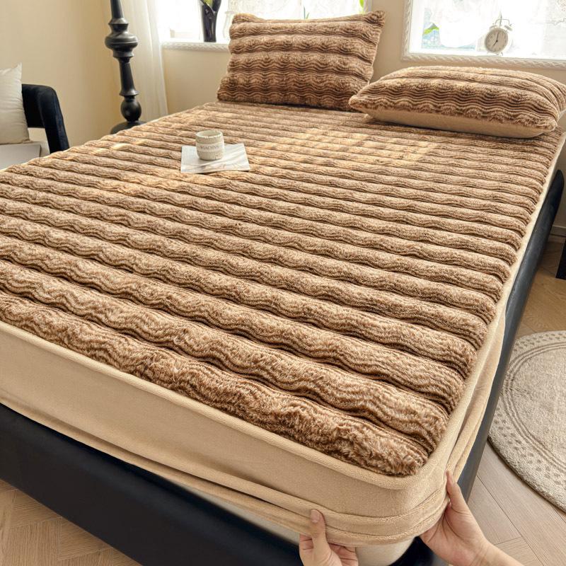Tuscany Rabbit Plush Bed Skirt: Velvet Warm Winter Mattress Protector, Universal All-Season Fit (Single Piece) Pillowcase 48x74cm Pair колір темно кави
Tuscany Rabbit Plush Bed Skirt: Velvet Warm Winter Mattress Protector, Universal All-Season Fit (Single Piece) Pillowcase 48x74cm Pair колір темно кави