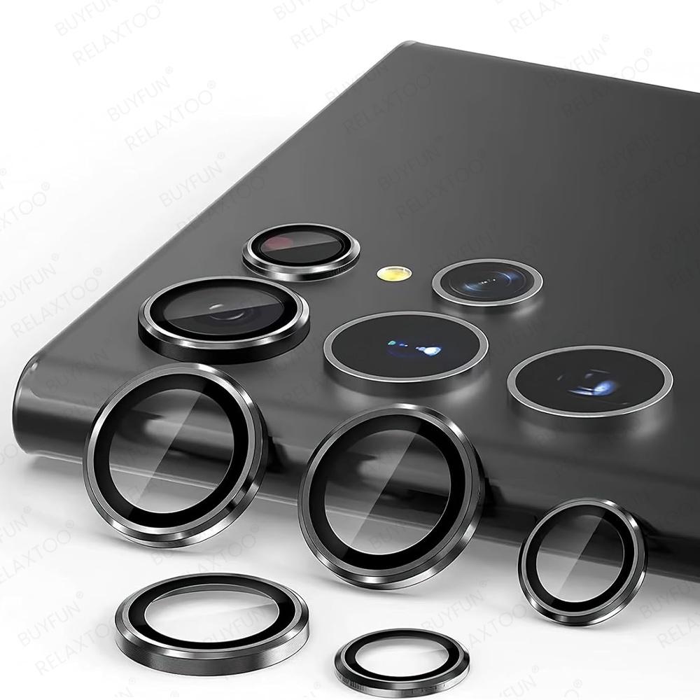 Защитная пленка для объектива камеры Samsung Galaxy S24 Ultra S23 Plus A55 A35 5G A15 4G S24Ultra, металлическое кольцо, закаленное стекло, защитная пленка 
Защитная пленка для объектива камеры Samsung Galaxy S24 Ultra S23 Plus A55 A35 5G A15 4G S24Ultra, металлическое кольцо, закаленное стекло, защитная пленка