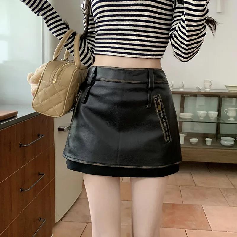 High-waisted Pleated Skirt for Women New PU Hot Girl Design Slimming A-line Small People S
High-waisted Pleated Skirt for Women New PU Hot Girl Design Slimming A-line Small People S