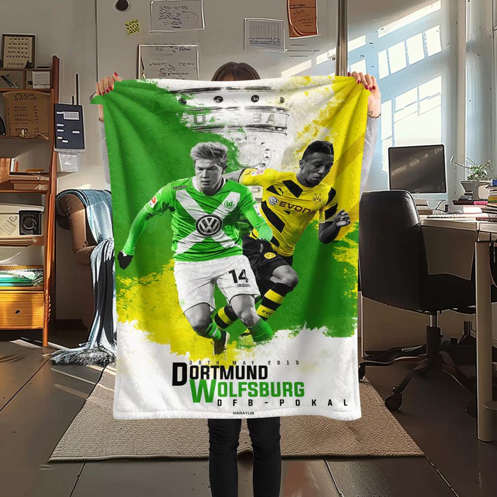 VfL Wolfsburg Print FlAannel Blanket, High quality Comfortable for All Seasons, Home Decor, Warmth and Comfort 80cm x 120cm
VfL Wolfsburg Print FlAannel Blanket, High quality Comfortable for All Seasons, Home Decor, Warmth and Comfort 80cm x 120cm