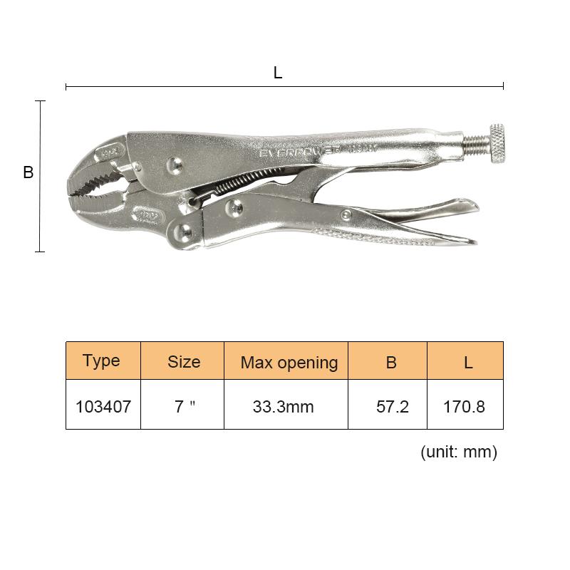 NINDEJIN 7inch straight curved jaw locking pliers Cr-v steel vise grip mole wrench
NINDEJIN 7inch straight curved jaw locking pliers Cr-v steel vise grip mole wrench