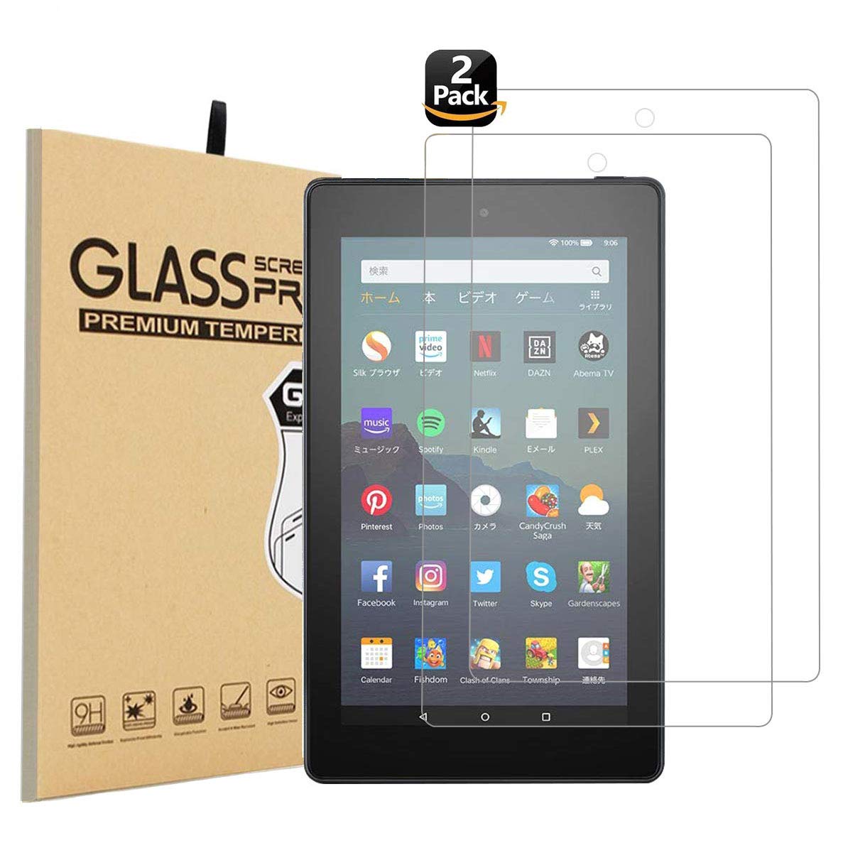 QLTYPRI Fire HD 7 2019 Защитная пленка из закаленного стекла для ЖК-дисплея Защитная пленка Легко наносится Ультратонкая прозрачная Твердость 9H Ударопрочная Без пузырьков
QLTYPRI Fire HD 7 2019 Защитная пленка из закаленного стекла для ЖК-дисплея Защитная пленка Легко наносится Ультратонкая прозрачная Твердость 9H Ударопрочная Без пузырьков