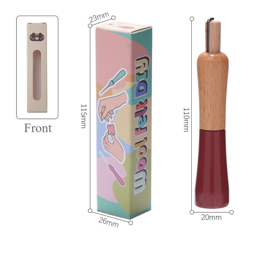1Pc Colorful Wooden Handle Needle Felting Tools Wool Felting Tools For DIY Craft Needlework Poke Felting Supplies
1Pc Colorful Wooden Handle Needle Felting Tools Wool Felting Tools For DIY Craft Needlework Poke Felting Supplies