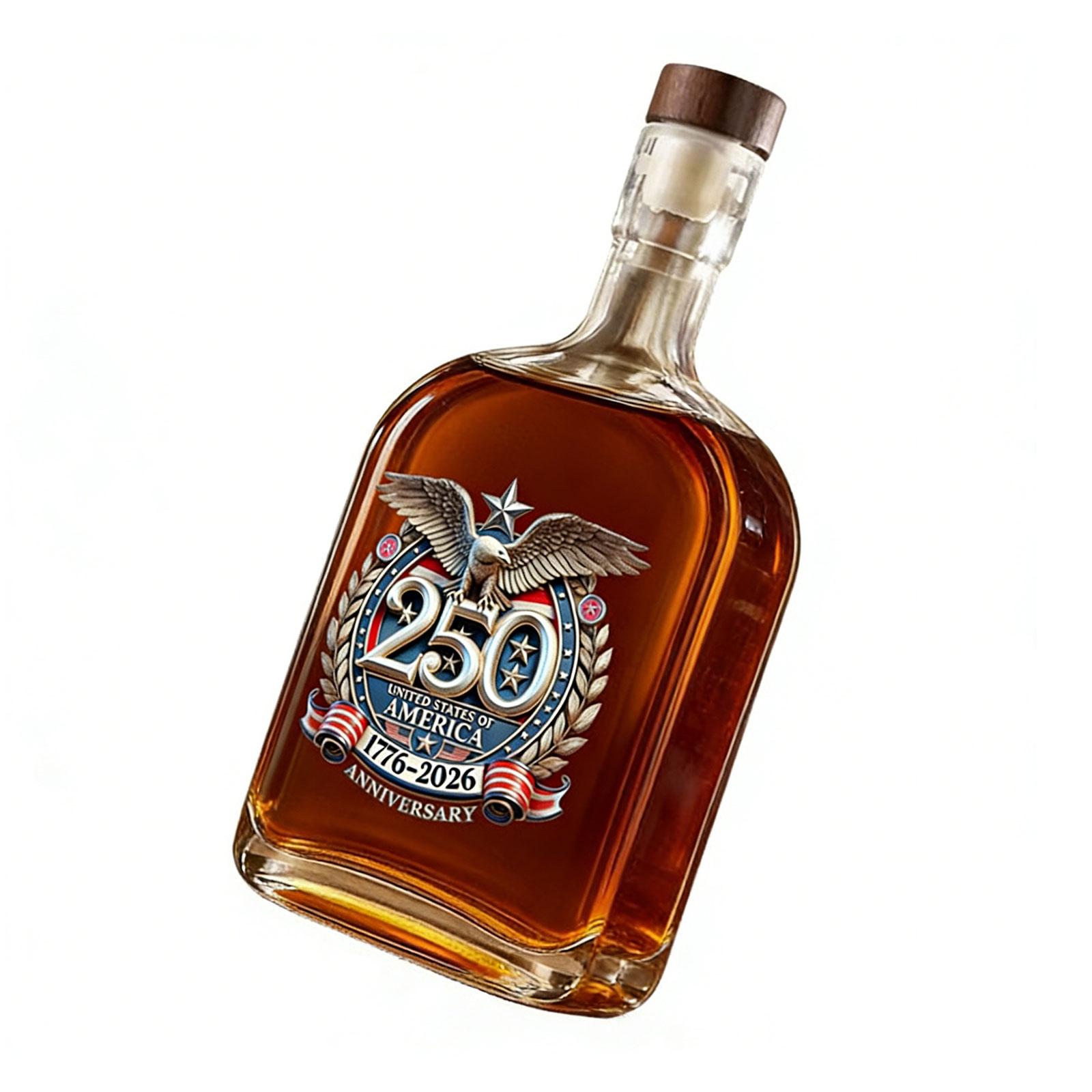 Exclusive 250th Anniversary Whisky Decanter Glass Wine Bottle Detailed History Accent Liquor Dispensing Box
Exclusive 250th Anniversary Whisky Decanter Glass Wine Bottle Detailed History Accent Liquor Dispensing Box