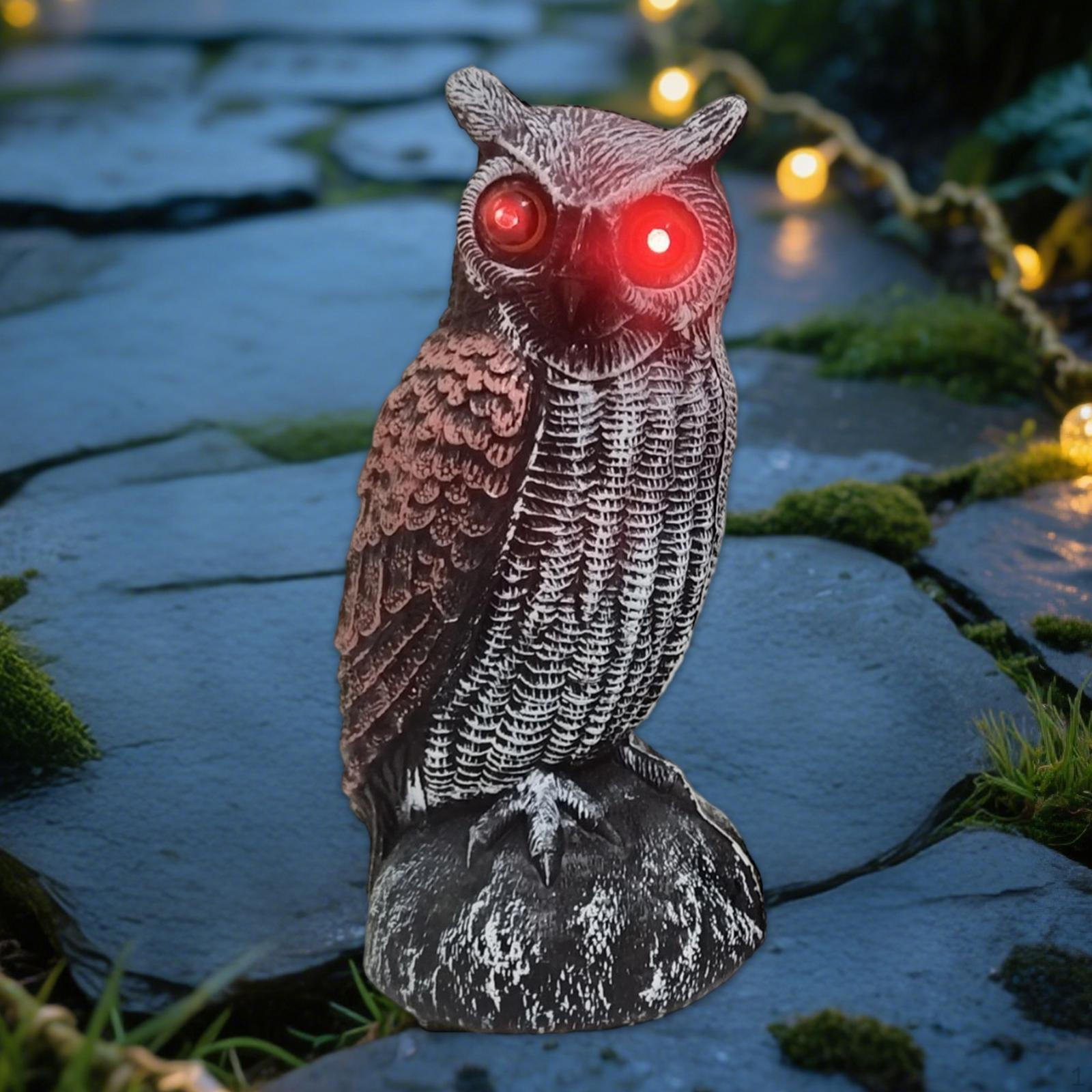 Fake Owl Bird Deterrent for Pathway Patio Outdoor
Fake Owl Bird Deterrent for Pathway Patio Outdoor