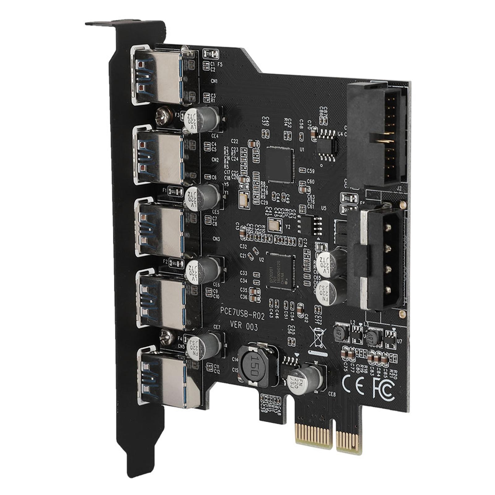 PCI E до 5-портового USB 3.0 19-контактного роз єму карти розширення PCI Express
PCI E до 5-портового USB 3.0 19-контактного роз єму карти розширення PCI Express