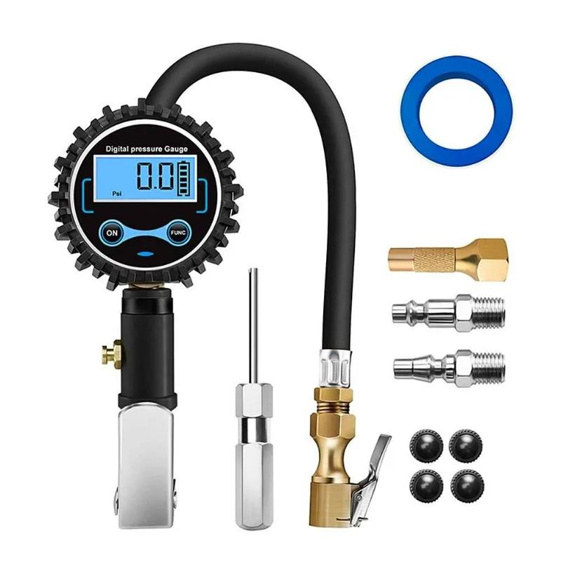 Motorcycle Bike Car Digital Tire Pressure Gauge Air for Inflator Aluminum Alloy LCD Digital Test Inflation Monitoring Manome
Motorcycle Bike Car Digital Tire Pressure Gauge Air for Inflator Aluminum Alloy LCD Digital Test Inflation Monitoring Manome