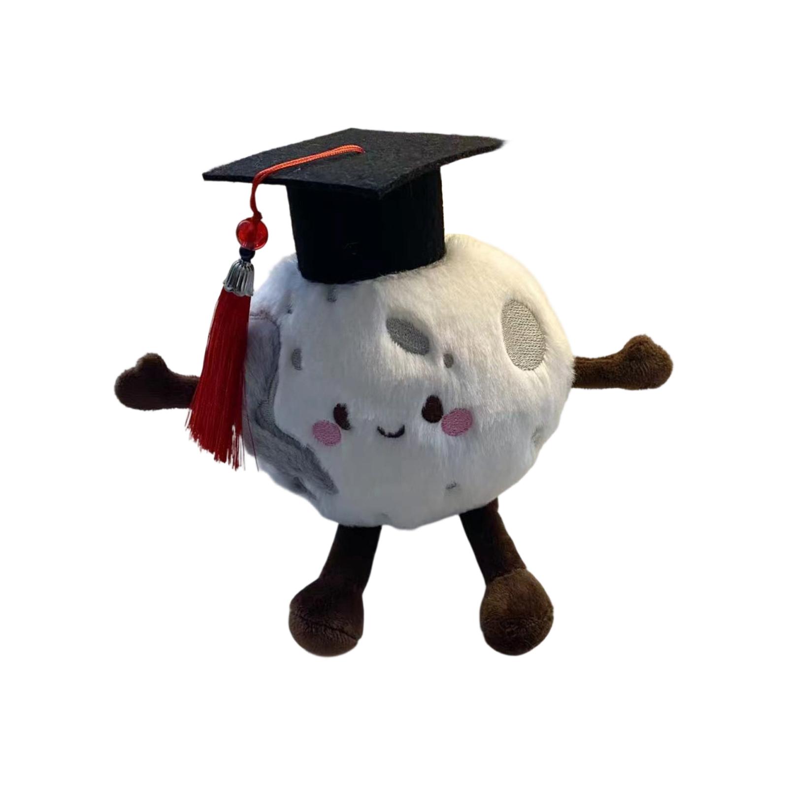 Plush Graduation Doll Soft Stuffed Toy with Graduation Cap Star Embroidery Cute Round Shape Educational Gift for Students Graduation Celebration One Size
Plush Graduation Doll Soft Stuffed Toy with Graduation Cap Star Embroidery Cute Round Shape Educational Gift for Students Graduation Celebration One Size