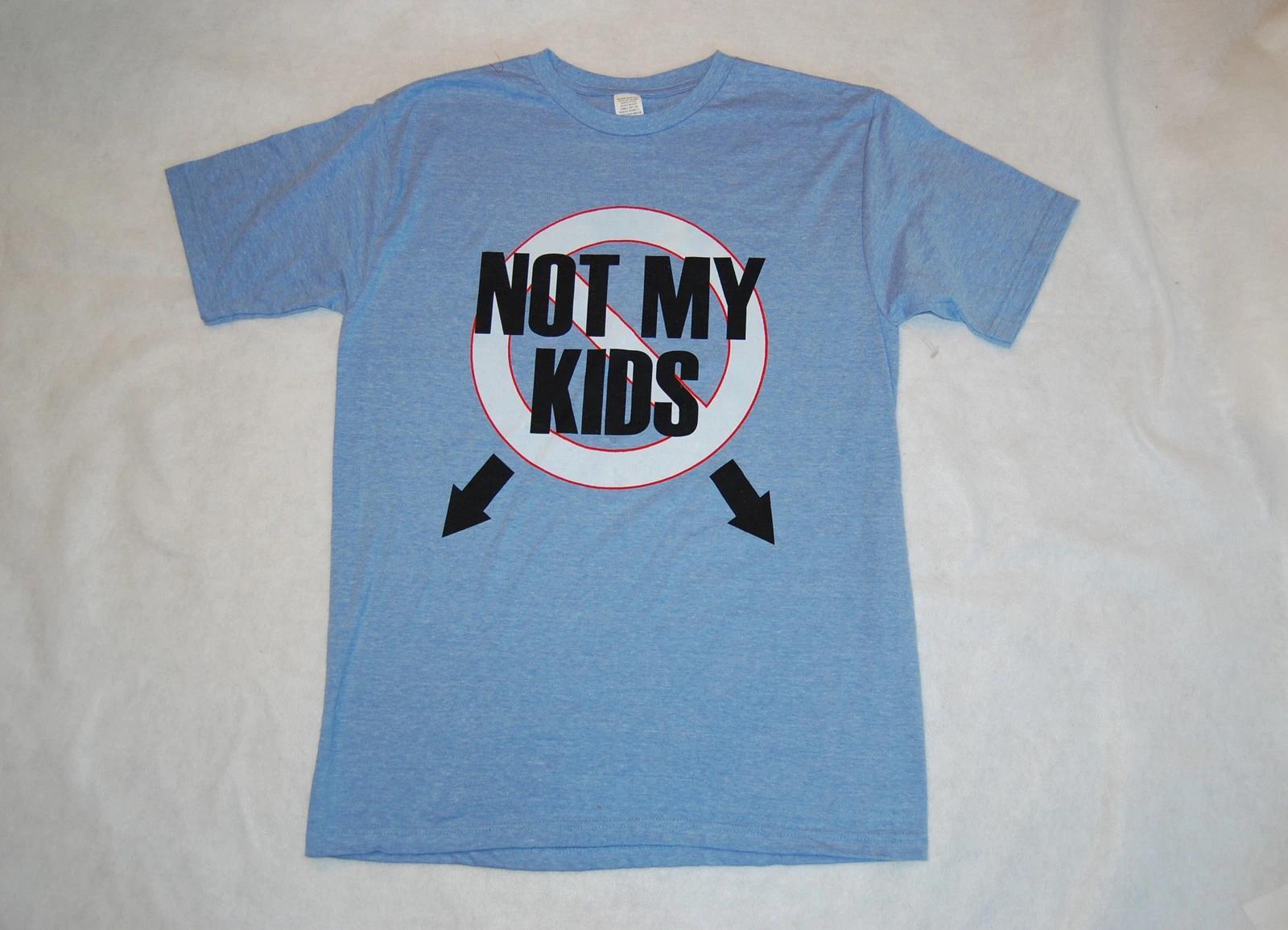 Tee Shirt NOT MY KIDS With Arrows BLUE L 42-44 Short Sleeve 100
Tee Shirt NOT MY KIDS With Arrows BLUE L 42-44 Short Sleeve 100