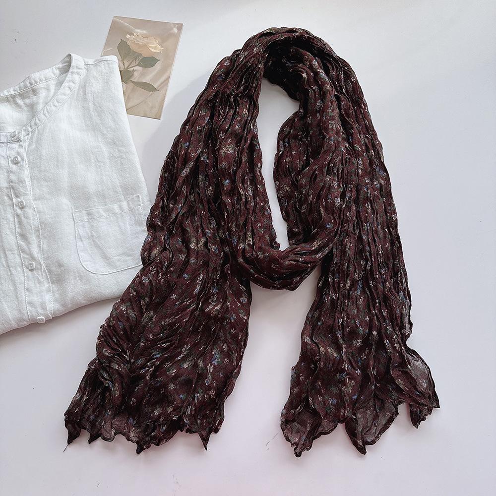 WTEMPO Floral Cotton and Linen Scarf for Women All Seasons Soft and Retro Warm Shawl
WTEMPO Floral Cotton and Linen Scarf for Women All Seasons Soft and Retro Warm Shawl