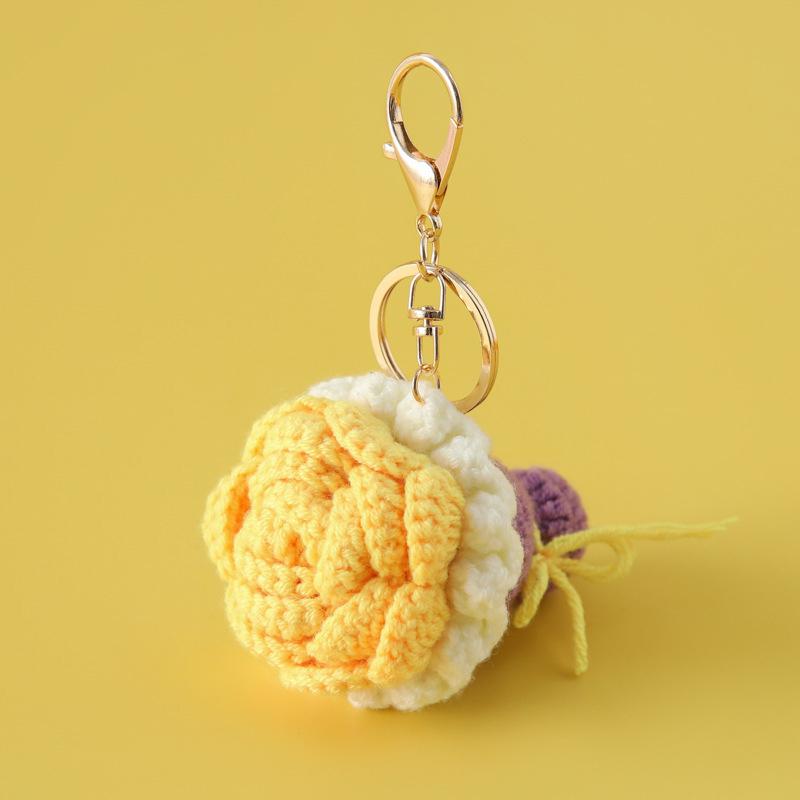 Вязаный крючком брелок в виде розы, ручная работа, подвеска для сумки, креативное вязаное украшение в виде цветка, держатели для ключей, подарочные аксессуары, 6 цветов
Вязаный крючком брелок в виде розы, ручная работа, подвеска для сумки, креативное вязаное украшение в виде цветка, держатели для ключей, подарочные аксессуары, 6 цветов