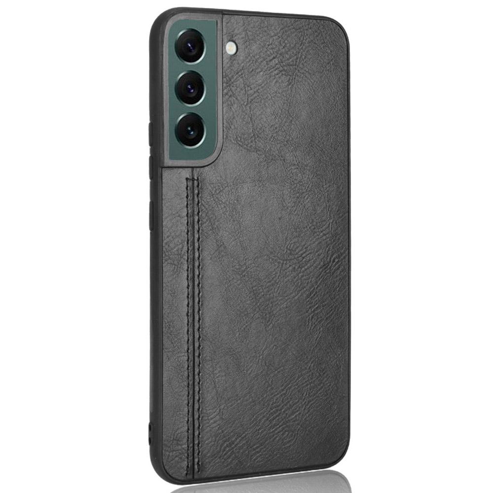 For Samsung Galaxy S22 5G Back Cover PU Leather Coated Hard PC+Soft TPU Business Stitching Case Black
For Samsung Galaxy S22 5G Back Cover PU Leather Coated Hard PC+Soft TPU Business Stitching Case Black