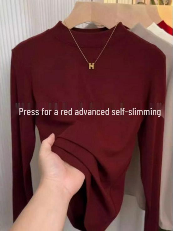 White Women s Velvet Turtleneck Long Sleeve T-shirt - Autumn/Winter Versatile Base Layer XL (120-140 jin)
White Women s Velvet Turtleneck Long Sleeve T-shirt - Autumn/Winter Versatile Base Layer XL (120-140 jin)