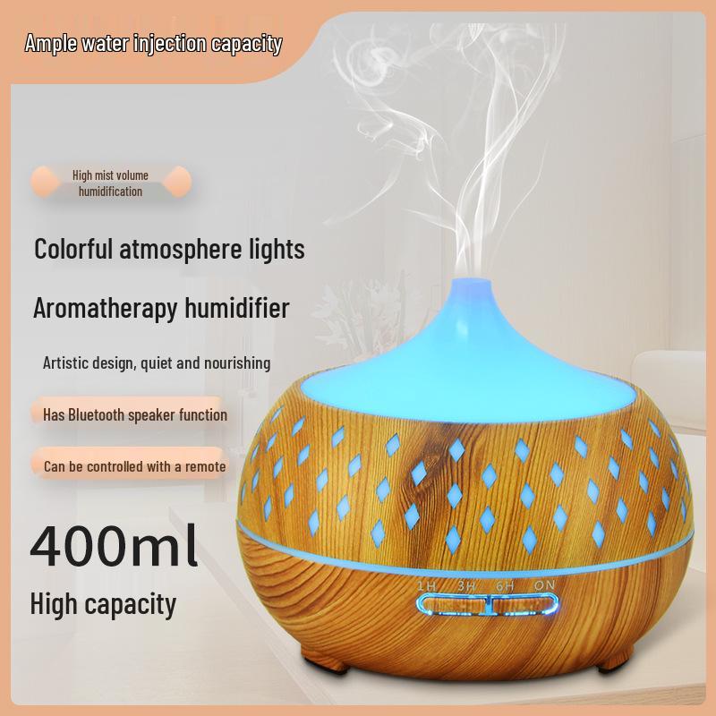 400ml Silent Night Light Humidifier with Timer - Large Capacity Aromatherapy for Home and Office 400ml
400ml Silent Night Light Humidifier with Timer - Large Capacity Aromatherapy for Home and Office 400ml
